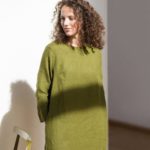 Rochie de in minimalista verde